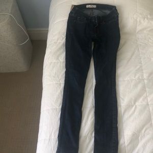 Hollister Jeans Dark Blue Denim Wash